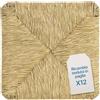 Tomaino - Seduta in Paglia per Sedie 37x37 cm - Set 12 Sedute per Sedie - Ricambio Seduta Sedia Paglia - Sedute Impagliate per Casa e Ristorazione
