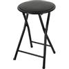 Urban Living PRATIK - Sgabello pieghevole in PVC, 30 x 30 x H45