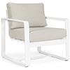 BIZZOTTO Fauteuil Merrigan Aluminium Blanc