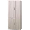 Arredo Stock Armadio multiuso olmo chiaro 3 ante, 77x34x183 cm