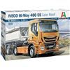 Italeri- 1:24 Hi-Way 480 E5 (Low Roof) Automobile Modello in plastica da Montare, Multicolore, Medio, 3928S