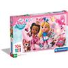 Clementoni - 25751 - Supercolor Puzzle - Disney Alice's Wonderland Bakery - 104 Pezzi - Puzzle Bambini 6 Anni, Puzzle Cartoni Animati, Puzzle Disney, Made In Italy