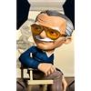Iron Studios - MiniCo Figurines: Stan Lee (Stan Lee POW! Blue) Figure