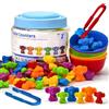 Pairez Toys Giocattolo conteggio per Bambini Piccoli, contatore di Koala Arcobaleno con vassoi di smistamento, Colori Assortiti, conteggio e manipolatori matematici