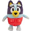 Giochi Preziosi Bluey - Pelouche 20 Cm Morbido E Altamente Dettagliato Raffigurante Bluey In Versione Estiva Con Costume Da Bagno, Per Bambini A Partire Dai 3 Anni