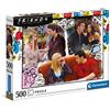 Clementoni - 35090 - Puzzle Friends - puzzle adulti 500 pezzi, puzzle serie Netflix, Made in Italy
