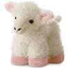 Aurora, 12768, Mini Flopsies, Agnello Lana, 20.5cm, Peluche, Bianco