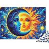CTJQHVMD Puzzle Sole e Luna 1000 Pezzi 38x26cm in Carta Riciclata per Adulti Puzzle per Adulti divertente e stimolante attività domestica regalo per donne e uomini
