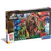 Clementoni - 26456 - Supercolor Puzzle - Jurassic World - 60 Maxi Pezzi - Made In Italy - Puzzle Bambini 4 Anni +