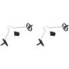 Paowsietiviity 2 set Landing Gear Wheel Kit fai da te Hobby Craft RC Aereo Accesssory per RC Airplane