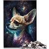 BUBELS puzzle 1000 pezzi per adulti cane chihuahua puzzle di cartone Difficile impegnativo Puzzle 1000 pezzi 26x38cm