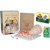 Mondial Toys Tombola Tradizionale Napoletana con numeri in legno Panariello in Vimini Carte da Gioco Napoletane e Poker 98 Modiano