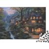 VFKLZCNYR Mountain Cottage Puzzle Per Adulti Puzzle Da 1000 Pezzi Puzzle Per Adulti Puzzle Da 1000 Pezzi Gioco Di Puzzle Impegnativo Gioco Di Puzzle 1000pcs (75x50cm)