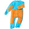 Generisch Baby Body Mop Costume da neonato, per gattonare, per la pulizia dei pavimenti, per giochi di ruolo (Sky Blue, 12-18 mesi)