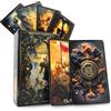 Prometheus Tarot 78 carte divinazione uniche - Libretto - Simbolismo di accesso con codici QR - Guida in 4 lingue sul sito web Companion