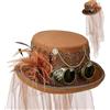 W WIDMANN MILANO Party Fashion - Cilindro steampunk marrone