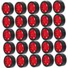 ZUNOXAZ Ruote per Auto Giocattolo Natale 25 Pezzi 30mm in Gomma Perfette per Fai da Te e creatività per Modellini e Auto da Gioco, per Bambini