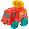 Fisher-Price Giocattolo per bambini Chime & Ride camion dei pompieri con attività motorie fini per bambini dai 6 mesi in su