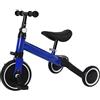 MAYMAR Homewell Triciclo Evolutivo per Bambini, Kinderkraft Bici Triciclo 2 in 1, con Bici Senza Pedali e Funzione di Guida, Regalo per Bambini 1-5 Anni senza Freni (04, Blu)