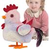 Generico Giocattolo Gallina Camminante, Peluche Animato Con Cinguettio, Gioco Sensoriale Educativo per Compleanni e Feste