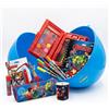 KORAT - Uovo Sorpresa Pasqua Kit Scuola per Bambini con Cancelleria, Set Colorare con Pennarelli, Matite, Album, Astuccio e Accessori, Idea Regalo Originale Compleanno Pasqualone (Avengers)
