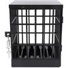 Generic Cassetta di Sicurezza per Telefono, Gabbia in Plastica per Telefono Cellulare con 2 Mini Chiavi per Interazione Senza Schermo in Aula per Feste in Famiglia (Tutto)