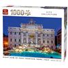 King International Veduta notturna della Fontana di Trevi Roma Puzzle 1000 Pezzi