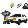 TOUCAN RC HOBBY 1:18 LDRC 2,4 G telecomando deriva auto AE86 modello RWD veicoli da corsa Hight Speed 10 KM:H Flip Light batteria USB ricarica mini regali hobby modello