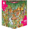 Heye Tree Lodges - Puzzle, colore: Argento