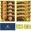 Mercollection 10pc Papa Francesco Commemora Oro Foil Banconota 1 Milione di Dollari di Plastica Money Collection Gift