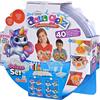 Simba Aqua Gelz 106322452026 Set di figure 3D fai da te speciali con effetto bagliore creativo Play in the Dark, 9 bottiglie di gel, 6 forme, 8 accessori per acqua, a partire dagli 8 anni