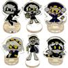 JUSONGKWCP 6 Pezzi Murder Uzi Drone Acryl Stand Cartoon Figure J N Cyn Cosplay Accessori Acrilico Merch Murders Drones Decorazioni Da Tavolo, 5cm