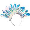 Lawnrden Fascia luminosa in 3 modalità Fascia LED Glow Rave Copricapo Costume lampeggiante Accessori per capelli per donna |.GUIDATO