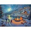 Ceaco - Thomas Kinkade - Disney Dreams Collection - Holiday - Mickey e Minnie Christmas Lodge - Puzzle da 1000 pezzi