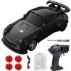 Kavolet Mini Macchinina da Drift con Modalità di Drift Multiple, Luci a LED, 20 Minuti di Riproduzione, Auto Giocattolo Telecomandata in Scala 1:64 per Bambini 8+, Auto da Corsa (Nera)