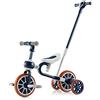GYMAX Triciclo Multifunzionale 4-in-1 per Bambini, Bicicletta d'Equilibrio per l'Allenamento dei Bambini con Maniglia Regolabile, Altezza del Sedile a 2 Livelli e Manubrio Reversibile (Navy)