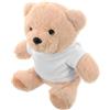 PRETYZOOM Orsetto di Peluche per Sublimazione Morbido e Coccoloso con Maglietta Bianca, Regalo Multifunzionale Decorativo per Celebrazioni Speciali