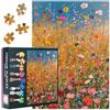 TISHIRON Puzzle da 1000 pezzi, 1000 pezzi, puzzle per adulti con fiori di campo, 70 x 50 cm, piante in fiore arte difficile e stimolante puzzle per decorazione da parete