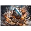 KINGNOYI Puzzle di rugby sul fuoco puzzle 1000 pezzi educativi intellettuali puzzle in legno, puzzle divertenti, puzzle antistress