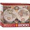 empireposter Mappa del mondo antica Orbis Geographica - Puzzle da 2000 pezzi - Formato 67,6 x 96,8 cm