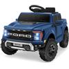 Mondial Toys Ford F150 Raptor 12V Auto Elettrica per Bambini con Telecomando - Pick-Up Fuoristrada con Luci LED, Bluetooth e Ammortizzatori - Carico Max 30 kg (Blu)