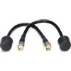 Cetfuro Antenna FPV RHCP RP-SMA/SMA 2 Pezzi 5.8GHz 3Dbi 5000-6000MHz 150mm per Parte Drone RC FPV
