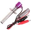 Entatial Accenditore per Auto RC, accenditore elettronico per candelette RC, 6V -24V per Redcat HSP Nitro Powered(Viola)
