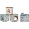 Little Dutch 8916 Activity - Cubo in tessuto, motivo: Forest Friends