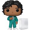 Funko POP [Squid Game - Giocatore 199: Ali Funko Vinyl Figure (Bundled con custodia protettiva compatibile), multicolore, 9,5 cm