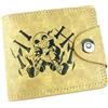 JUSONGKWCP Under Tale Sans Portafoglio in Pelle PU | Portafoglio Bifold Alla Moda Con Tasca Portamonete Con Cerniera | Portafogli Portamonete Multicarte Per Contanti, Monete, Carte (multicolore-2)