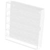 Baoblaze Vetrina espositiva da Parete per Specie di, vetrina Trasparente per Specie, scaffale per medaglie, Scatola per Ombre per Collezionisti, Bianco