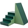 IGLU Soft Play Mega Slider XXL Scala Toboggan Moduli di attività Motoricità in Schiuma (Green)