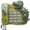 Generico Telefono giocattolo per bambini - Set di telefoni fissi giocattoli | Telefono di gioco di ruolo a forma di dinosauro, giocattoli per l'apprendimento automatico della storia dei dinosauri, apprendiment