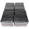 docsmagic.de 4 x Deck Box Full Black + Card Divider - Porta Mazzo Nero - PKM YGO MTG